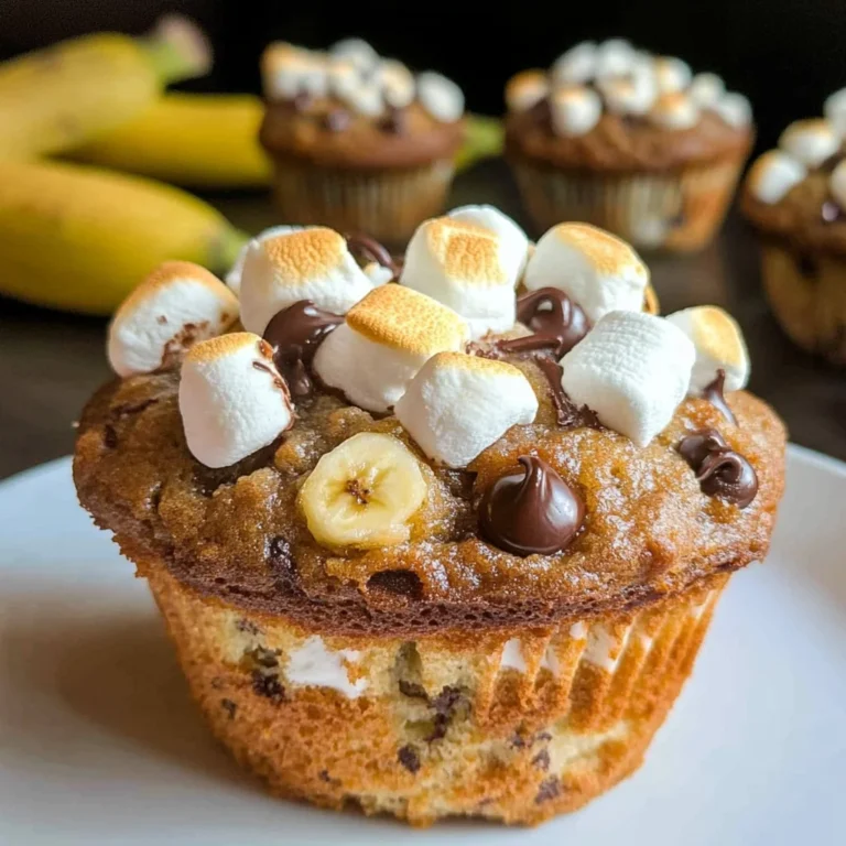 Banana S’mores Muffins