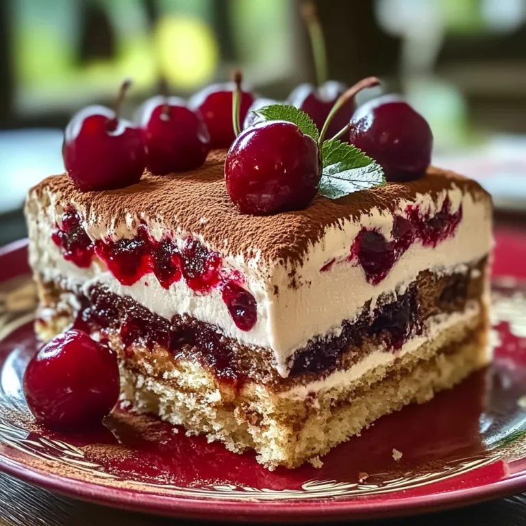 Cherry Amaretto Tiramisu Dessert: A Decadent Twist on a Classic Italian Treat