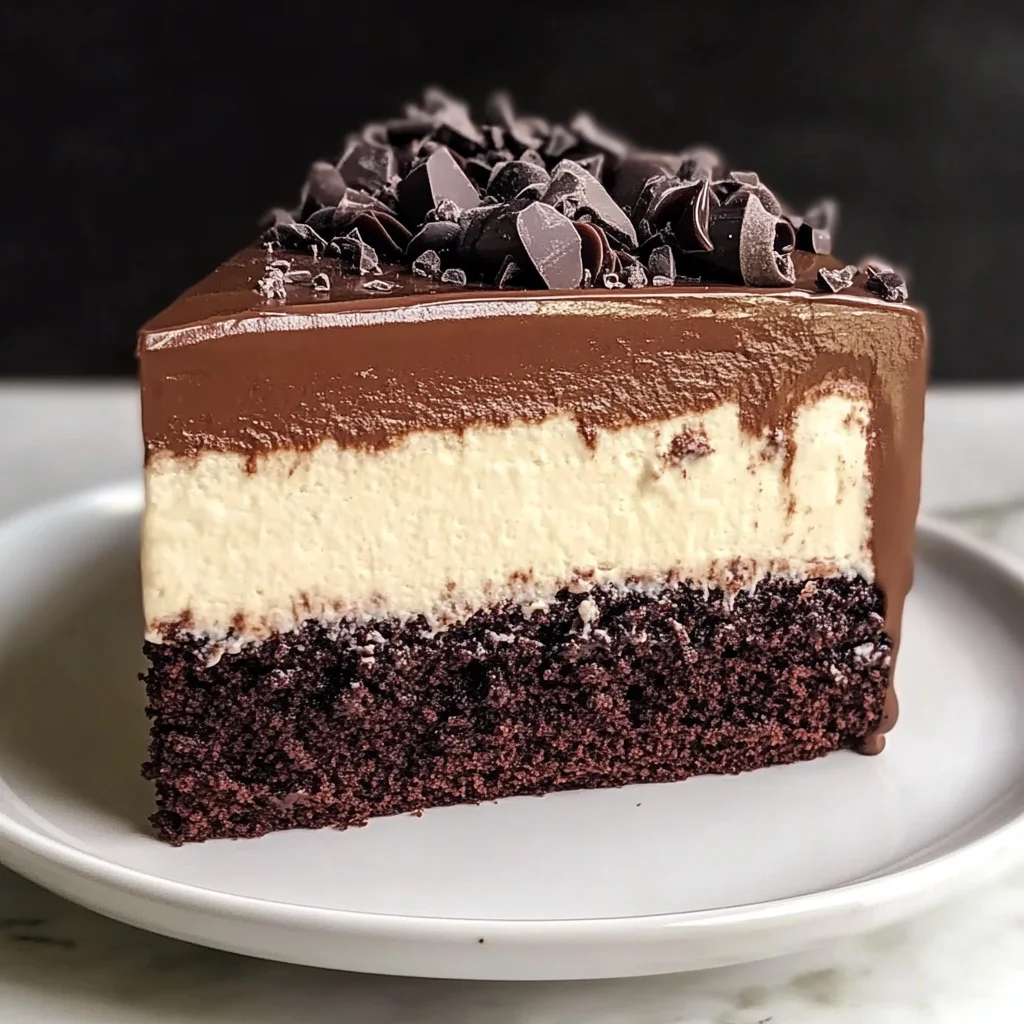 Chocolate Mousse Layer Cake