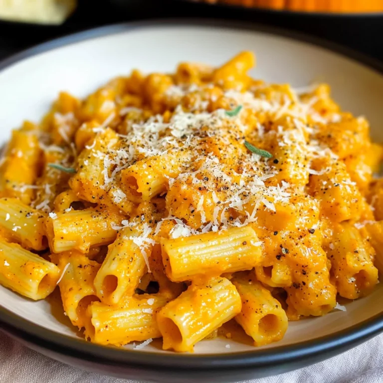 Creamy Parmesan Pumpkin Pasta