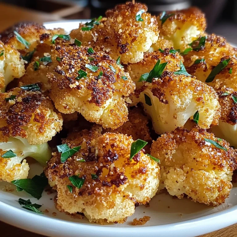 Crispy Roasted Cauliflower