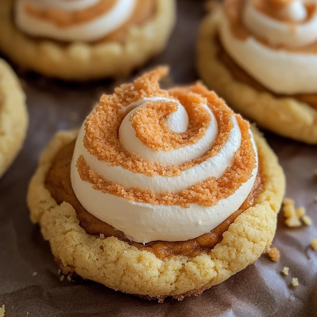 Crumbl pumpkin pie cookies