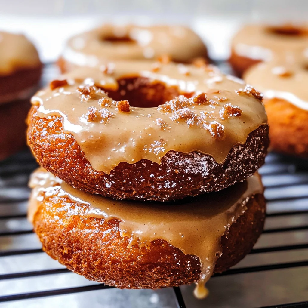 Gluten and Dairy Free Pumpkin Donuts with Maple Glaze