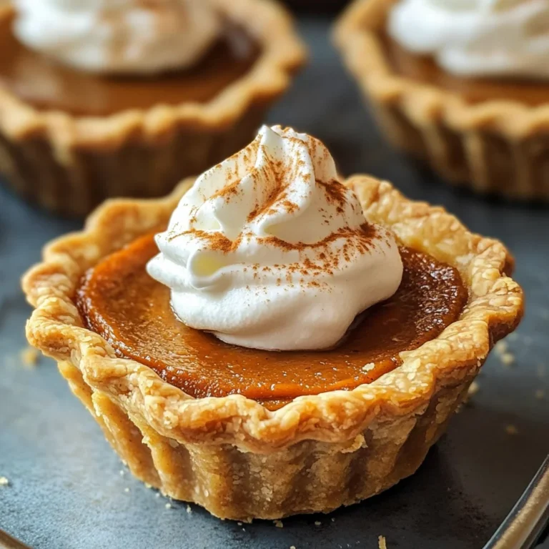 Mini Pumpkin Pies