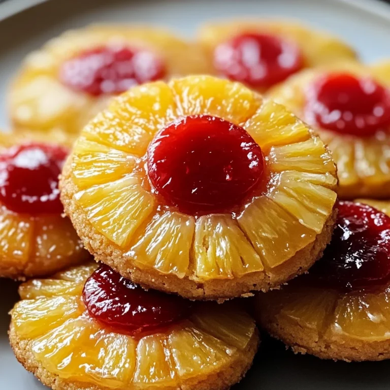 Pineapple Upside-Down Cookies: A Fun Twist on a Classic Dessert