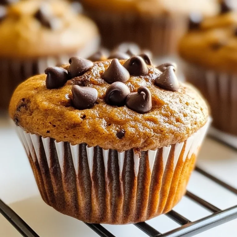 Pumpkin Chocolate Chip Muffins