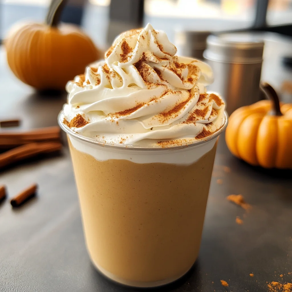Starbucks Pumpkin Spice Whipped Cream