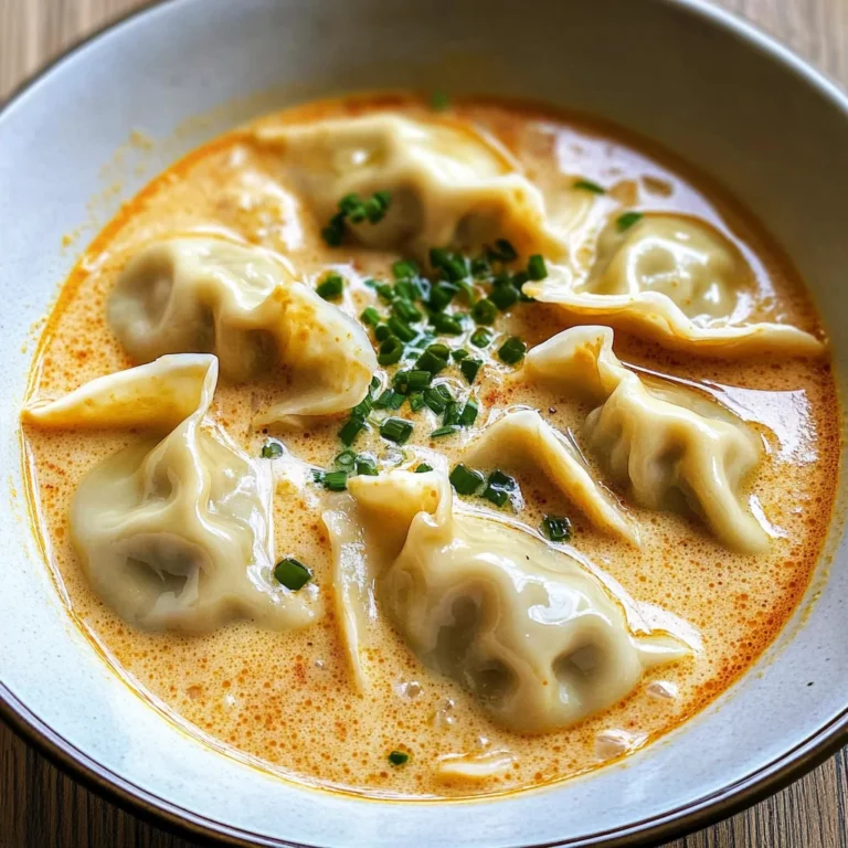 Thai Coconut Curry Dumpling Soup