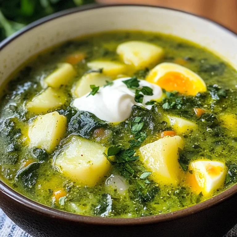 Ukrainian Green Borscht