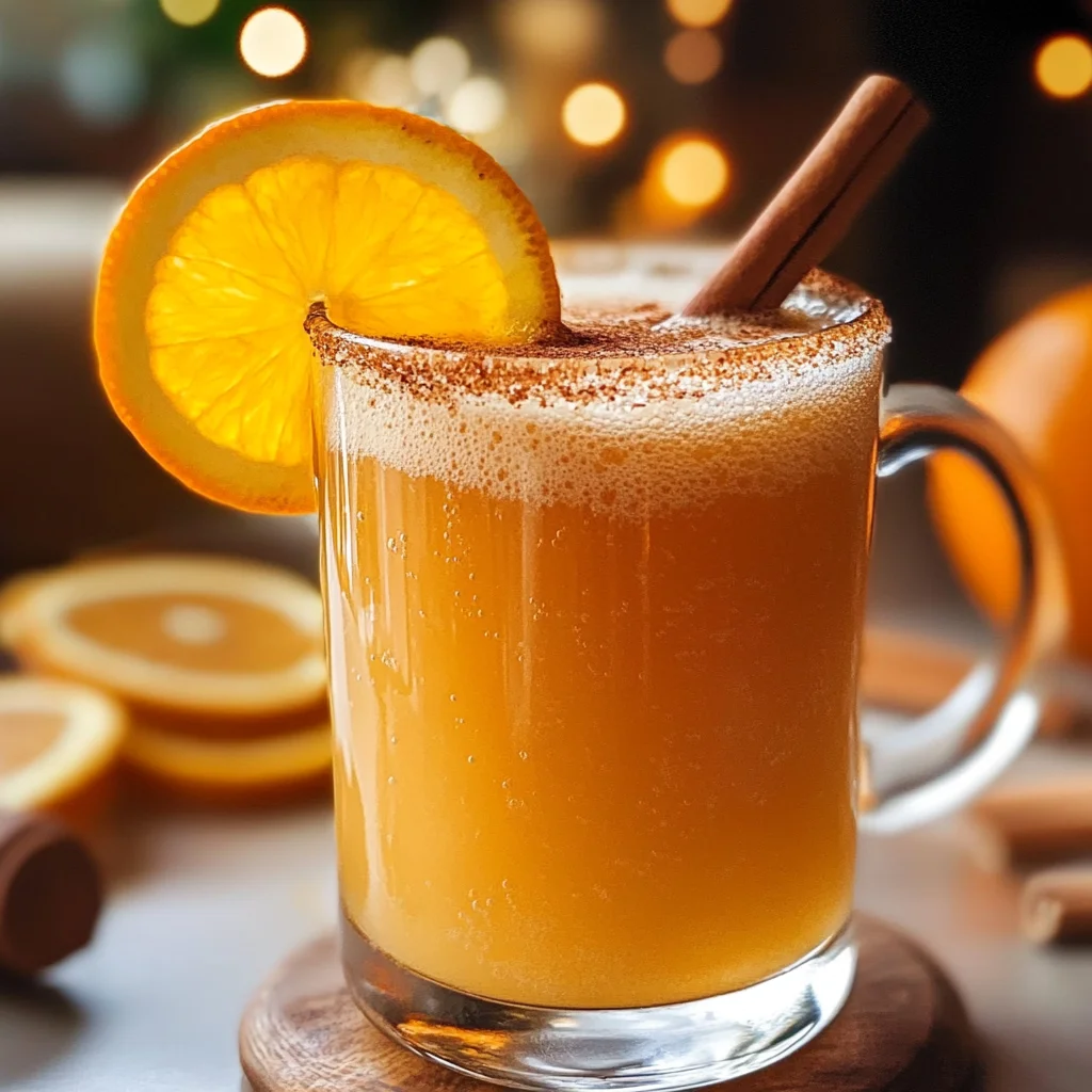 Warm Cinnamon Orange Delight Mocktail Recipe