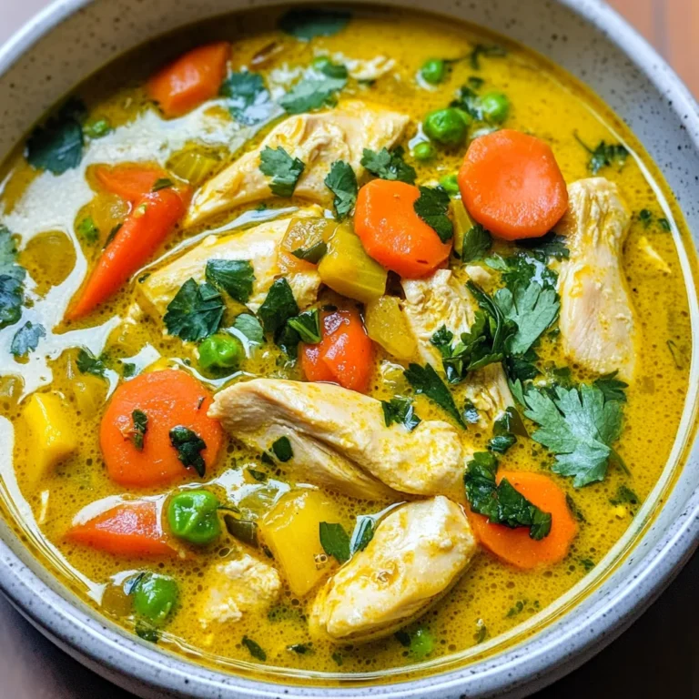 Anti Inflammatory Turmeric Chicken Soup