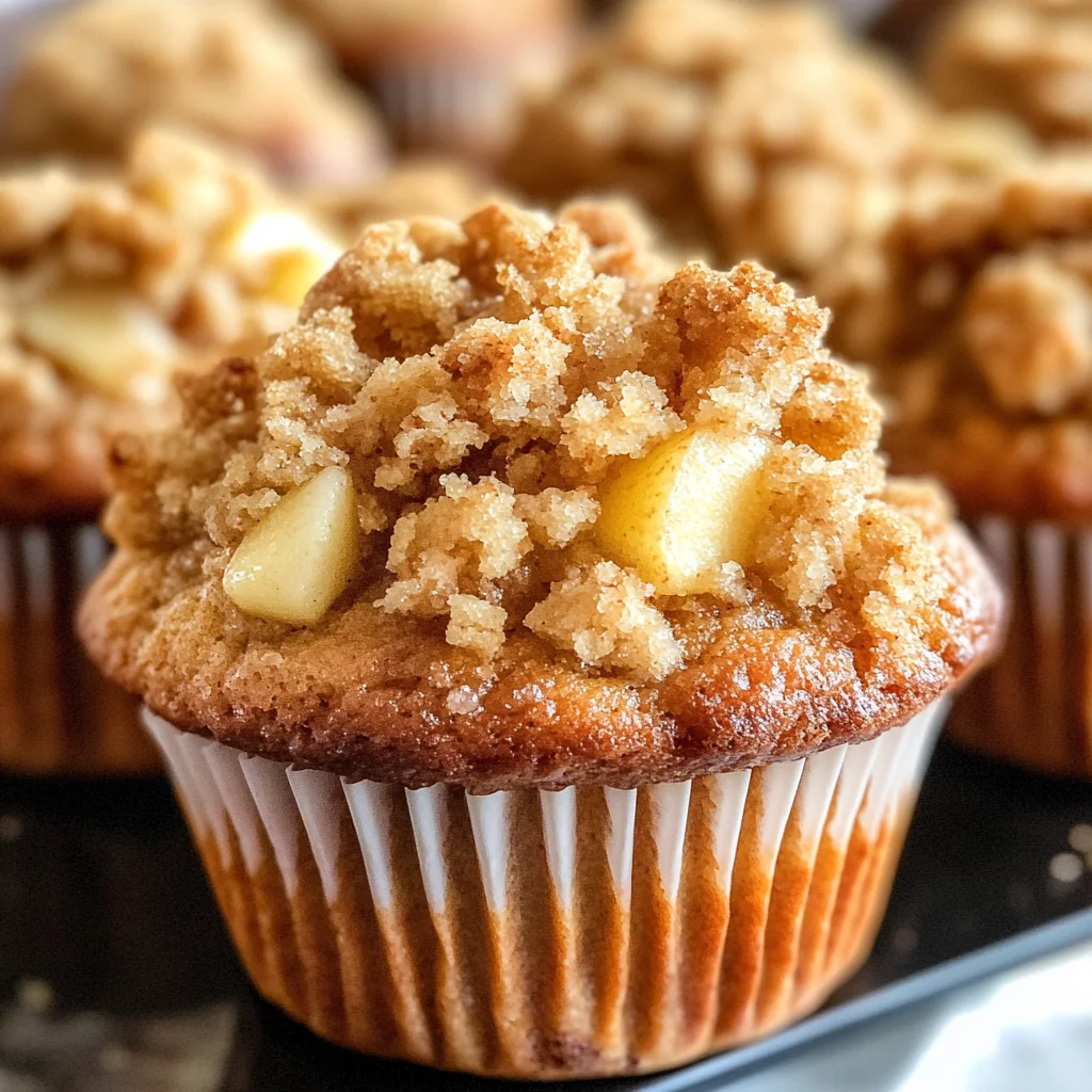 Apple Crumble Muffins