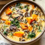 Cozy Autumn Wild Rice Soup