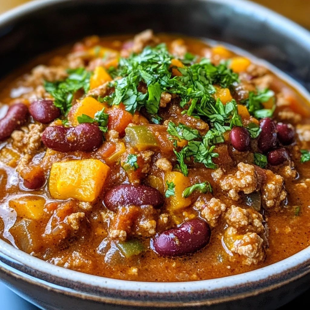 Crockpot Pumpkin Chili