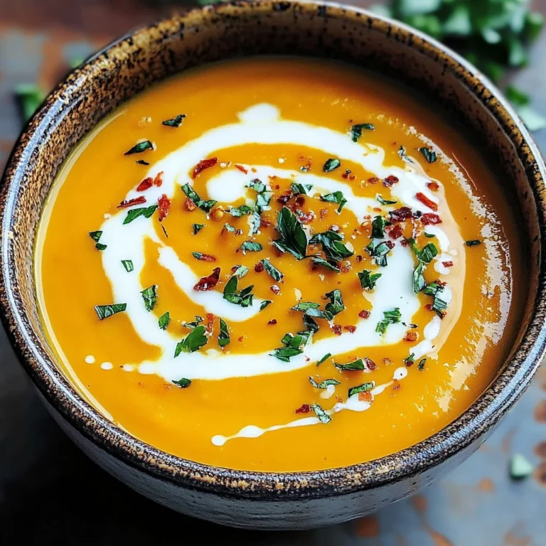 Easy Butternut Squash and Sweet Potato Soup