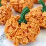 Easy Cornflake Pumpkins