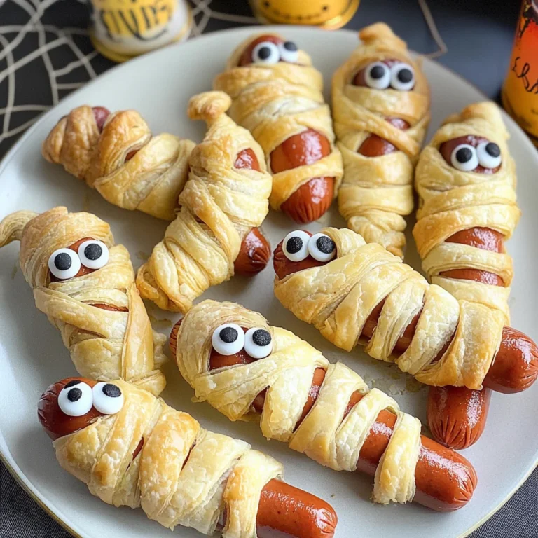 Easy Mummy Hot Dogs Recipe