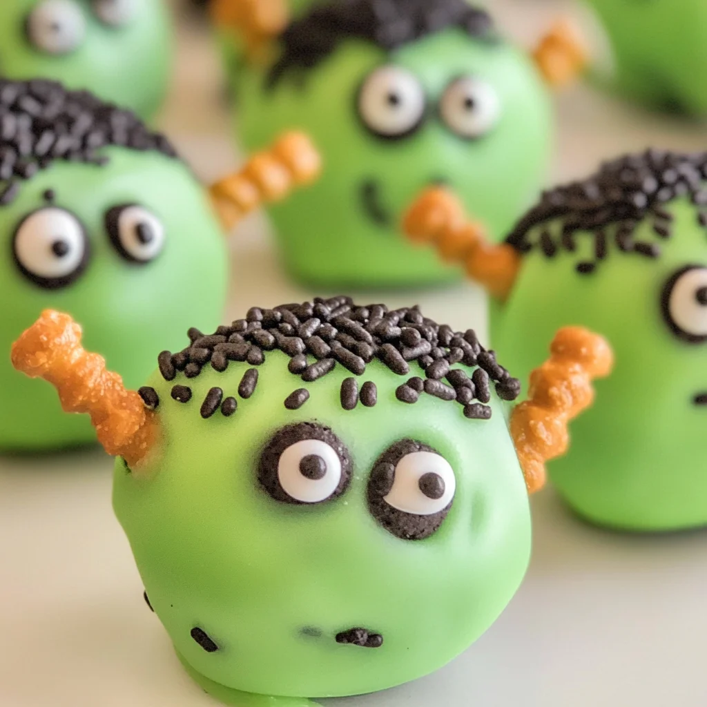 Frankenstein Oreo Balls
