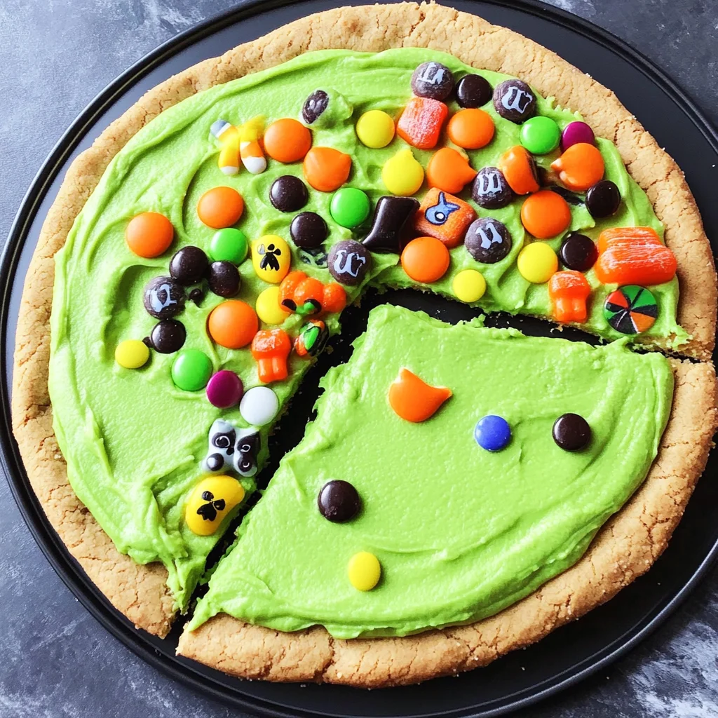 Halloween Cookie Pizza