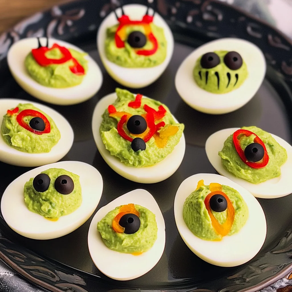 Halloween Deviled Eggs