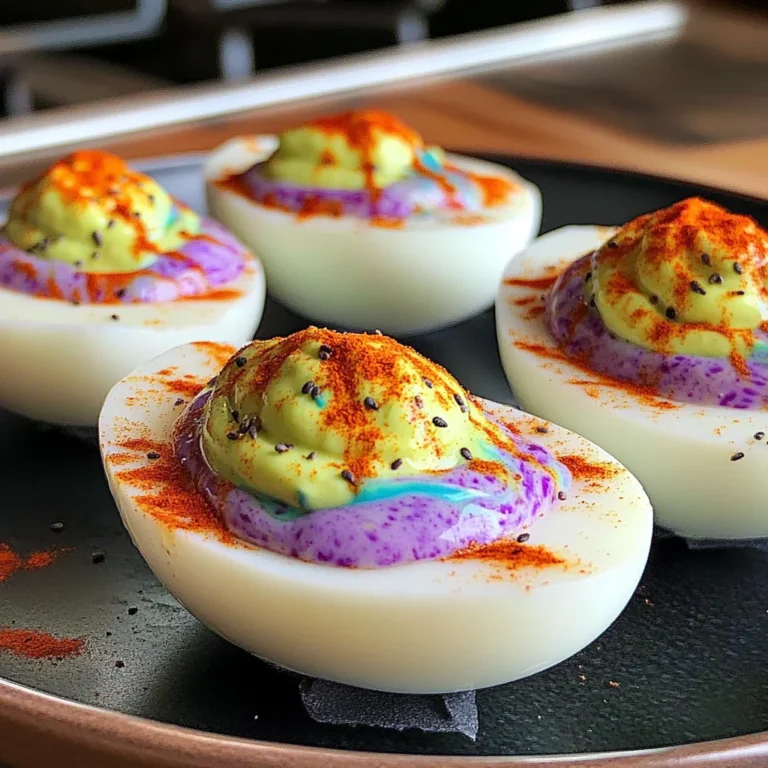 Halloween Deviled Eggs Recipe That's SUPER Spooky!