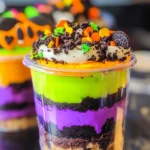Halloween Pudding Cups