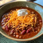 Hillbilly Chili and Cinnamon Rolls