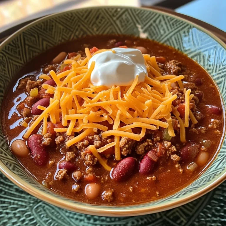 Hillbilly Chili and Cinnamon Rolls
