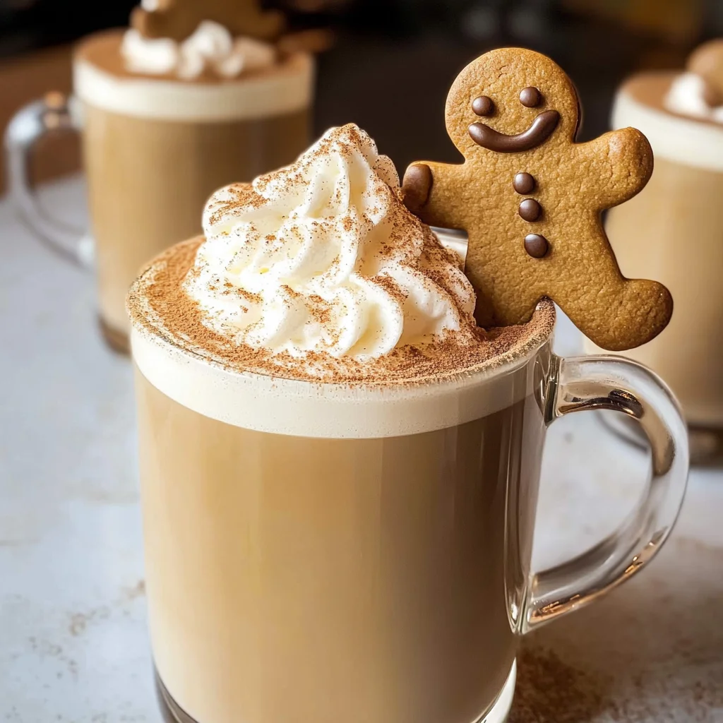 Homemade Gingerbread Latte