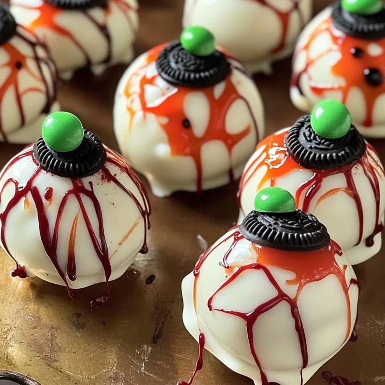 No Bake Oreo Truffle Eyeballs