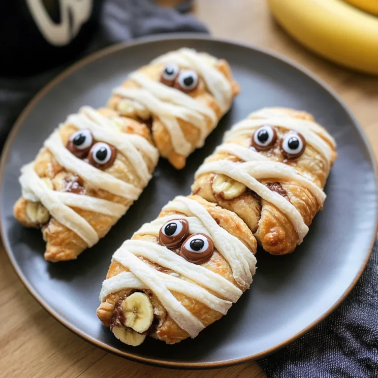 Nutella Banana Mummy Rolls