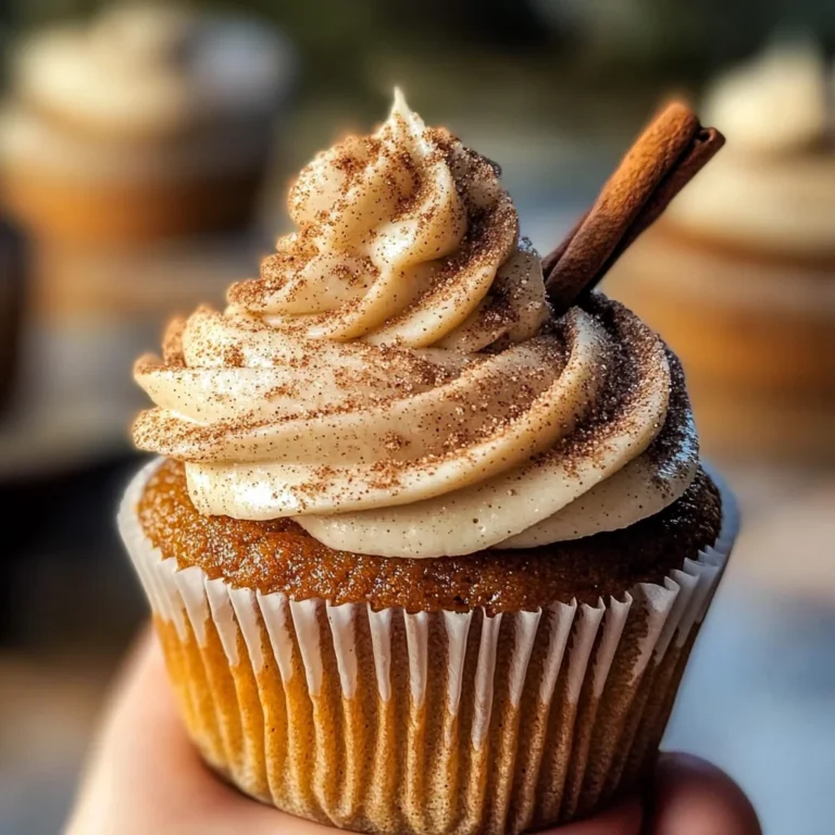 Vanilla Chai Pumpkin Latte Cupcakes with Cinnamon Brown Sugar Frosting