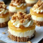 Apple Crisp Mini Cheesecakes