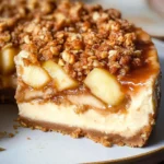 Apple Crumble Cheesecake