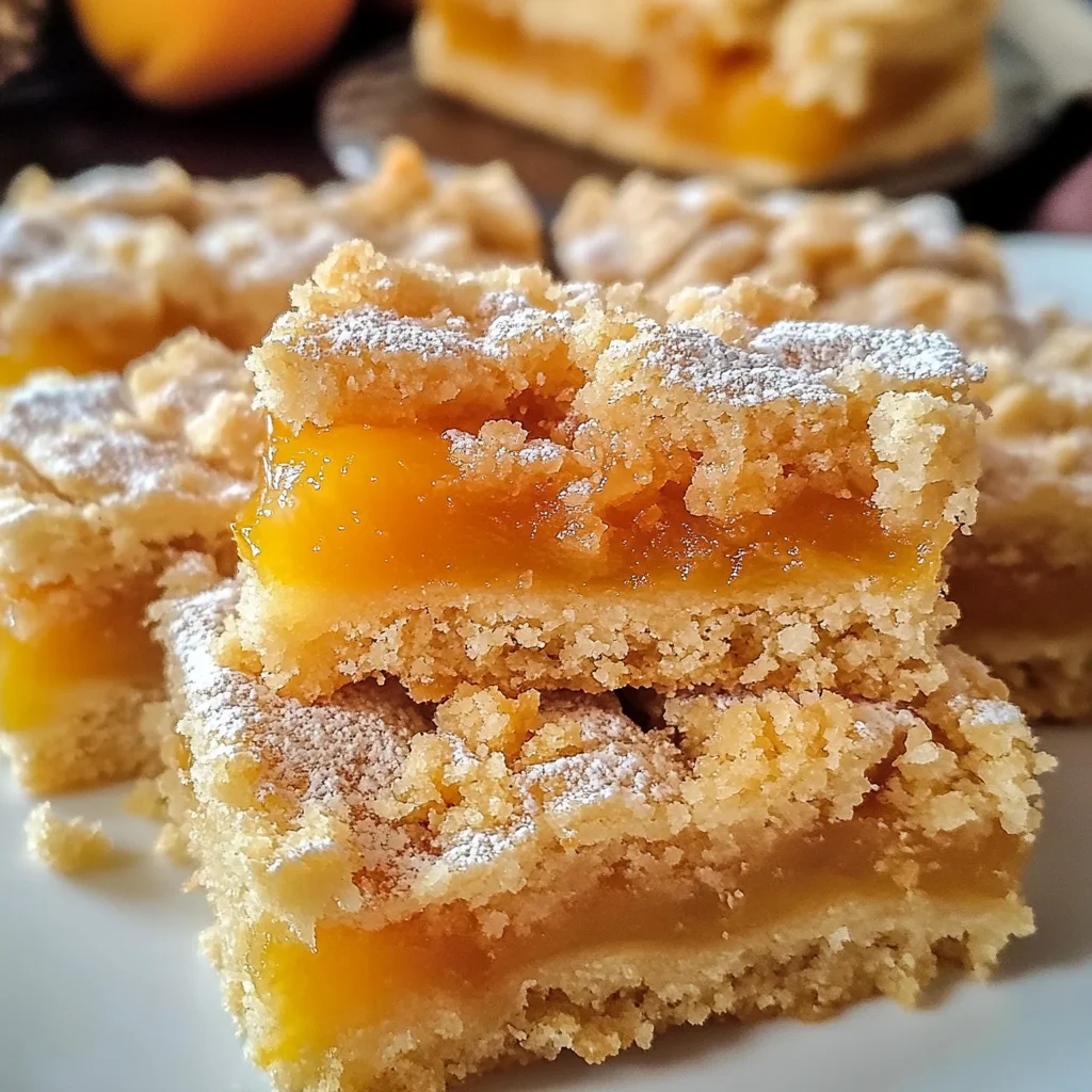 Apricot Shortbread Bars Recipe