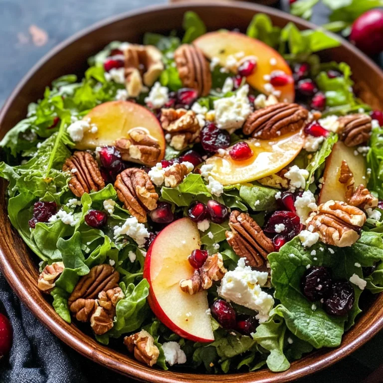 Autumn Harvest Honeycrisp Apple and Feta Salad