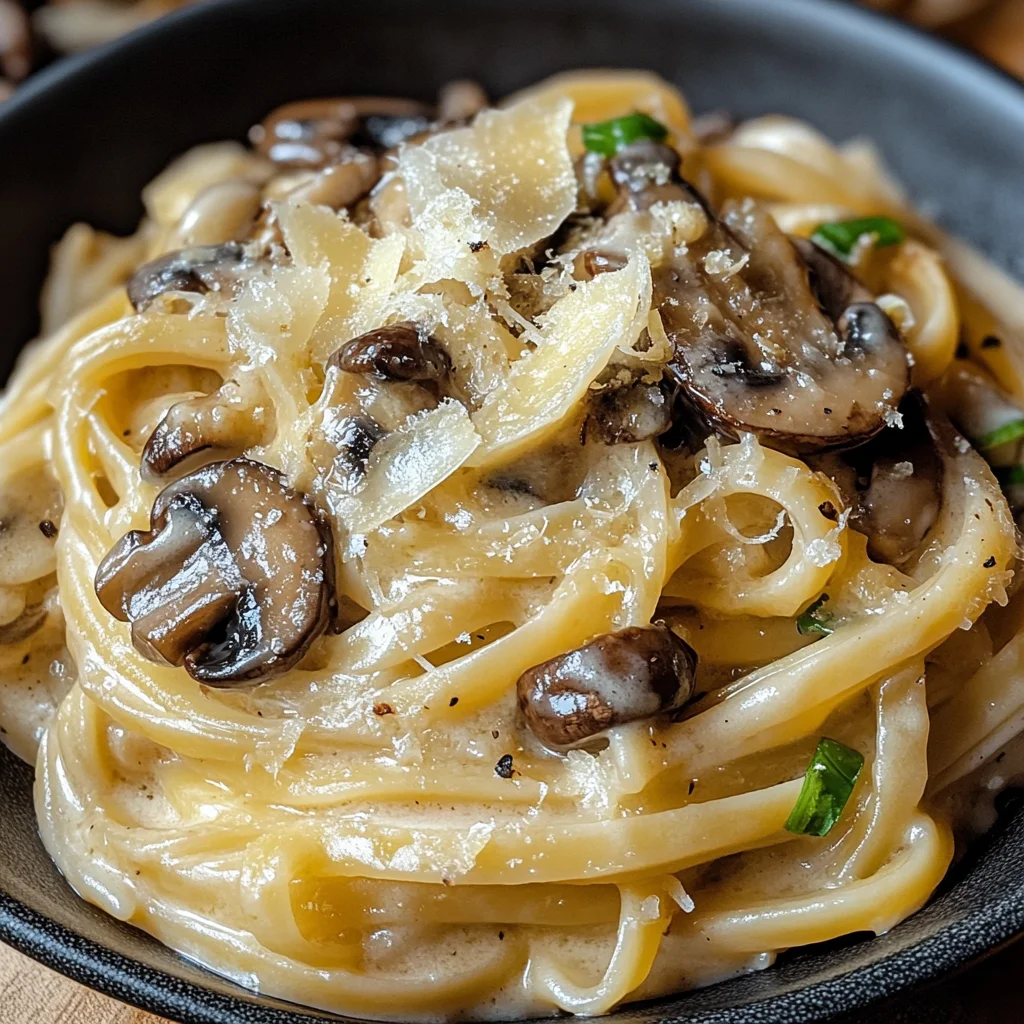 Caramelized Leek and Mushroom Gruyere Pasta