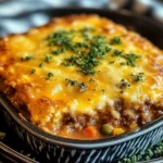 Cheddar Bay Ground Beef Cobbler