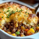 Cheddar Bay Ground Beef Cobbler