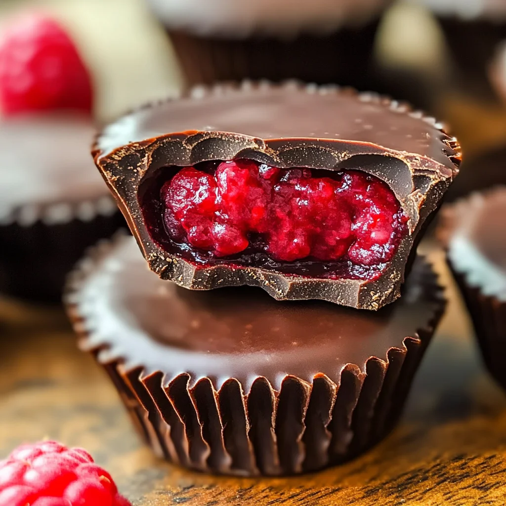 Chocolate Raspberry Cups