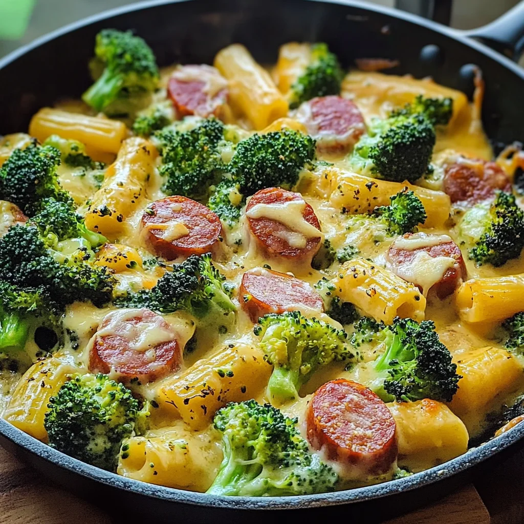 Creamy Kielbasa Broccoli Skillet 30 Minutes Ultimate Delicious