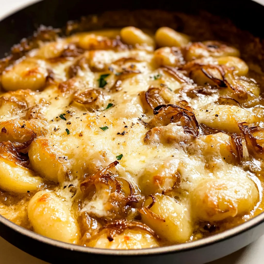 French Onion Gnocchi