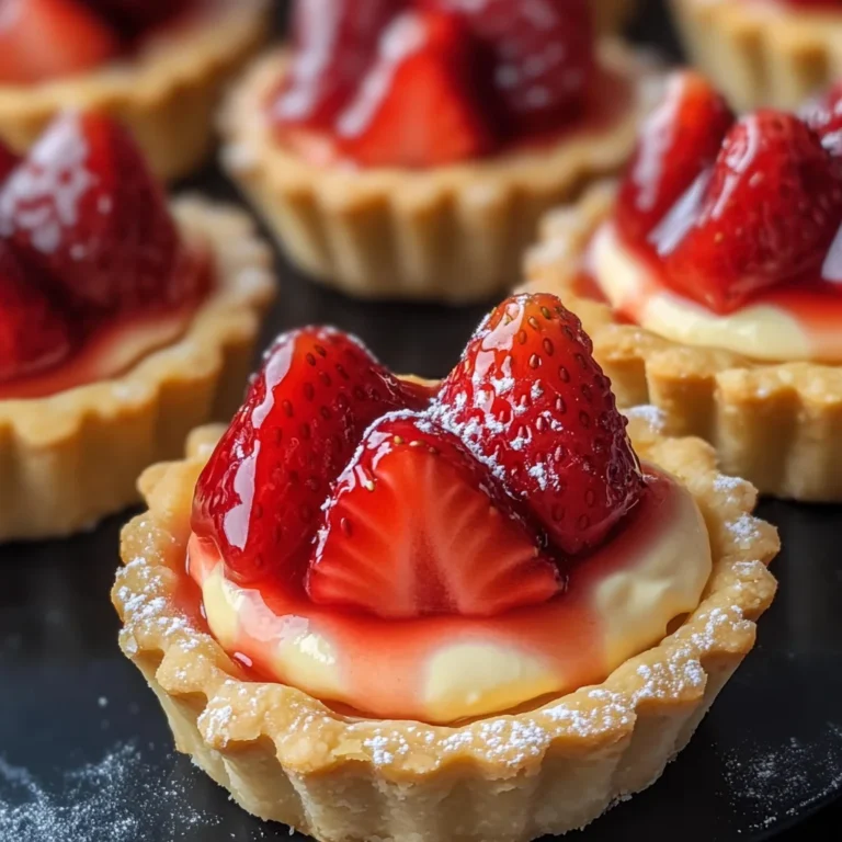 Fresh and Delicious Strawberry Tartlets Recipe