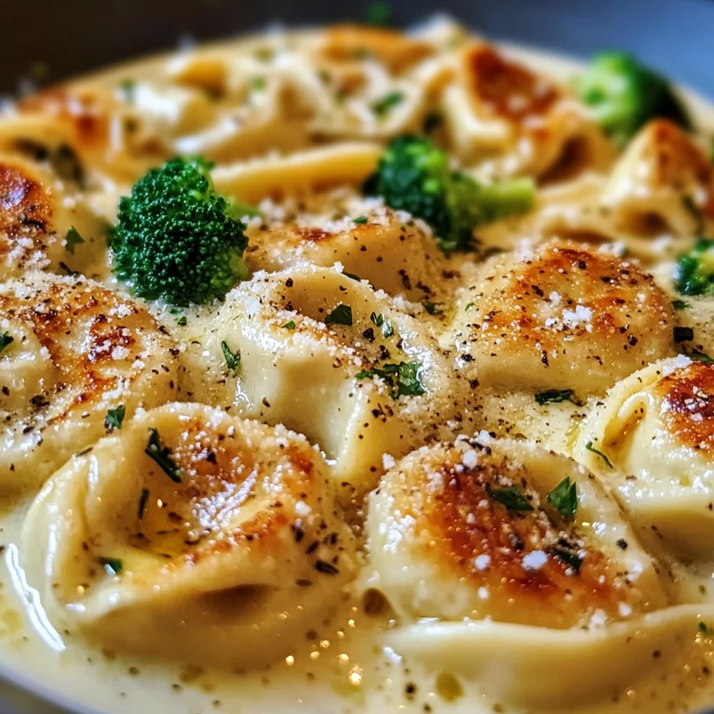 Garlic Parmesan Chicken Tortellini