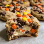 Gooey Reese’s Cheesecake Cookies