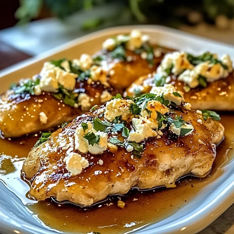 Hot Honey Feta Chicken Dish: A Deliciously Spicy and Savory Recipe