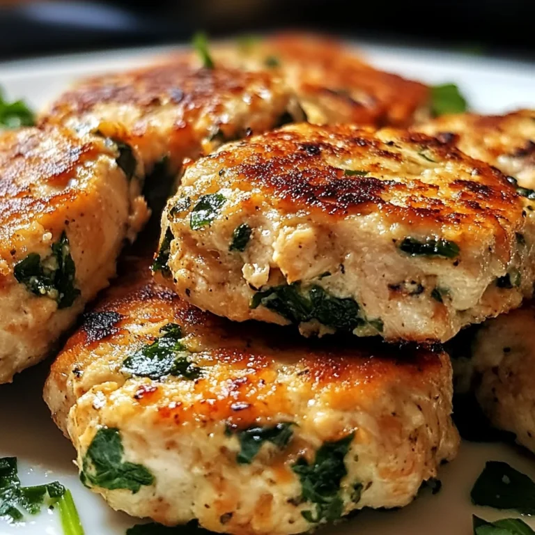 Mediterranean Chicken Patties