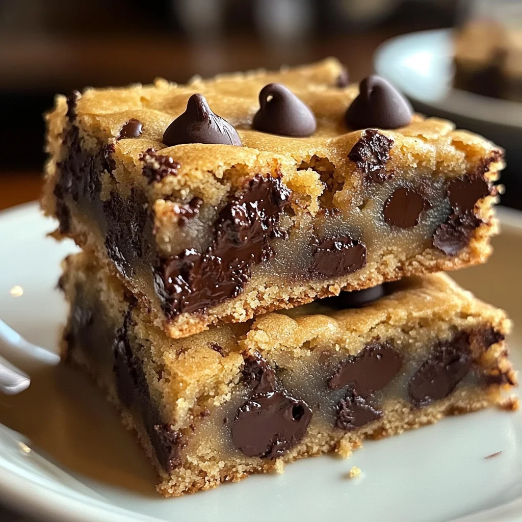 Melt-in-Your-Mouth Chocolate Chip Cookie Bars