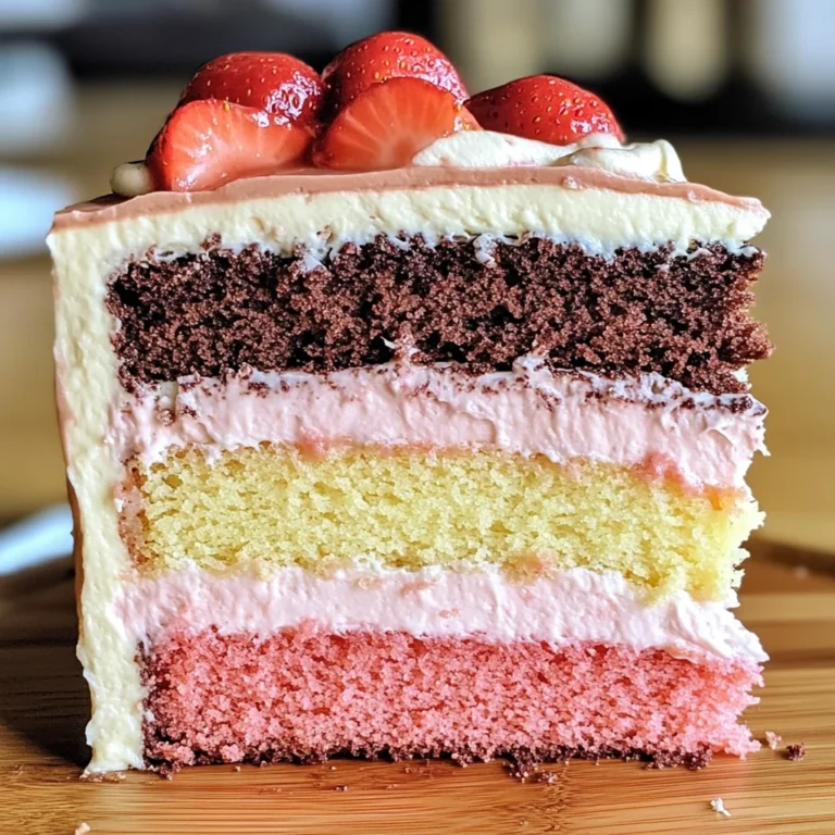 Neapolitan Cake