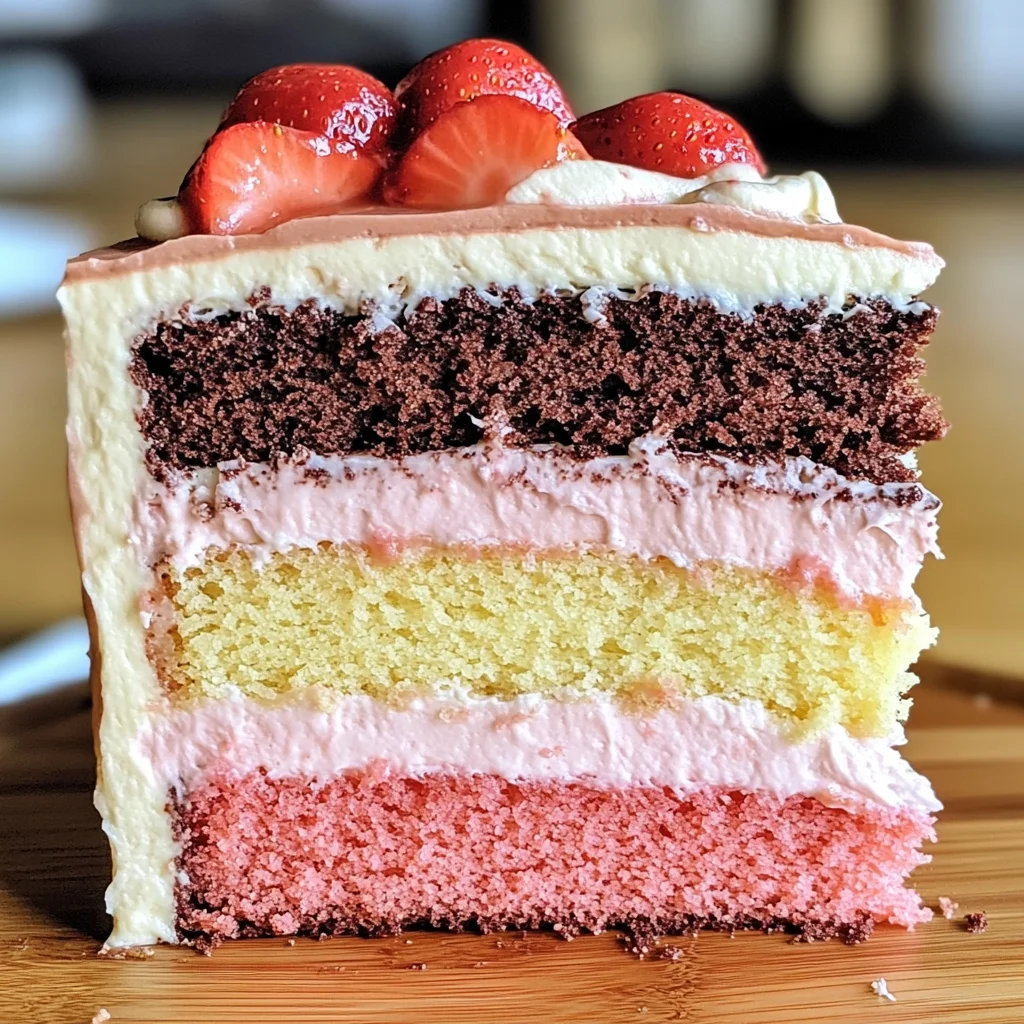 Neapolitan Cake